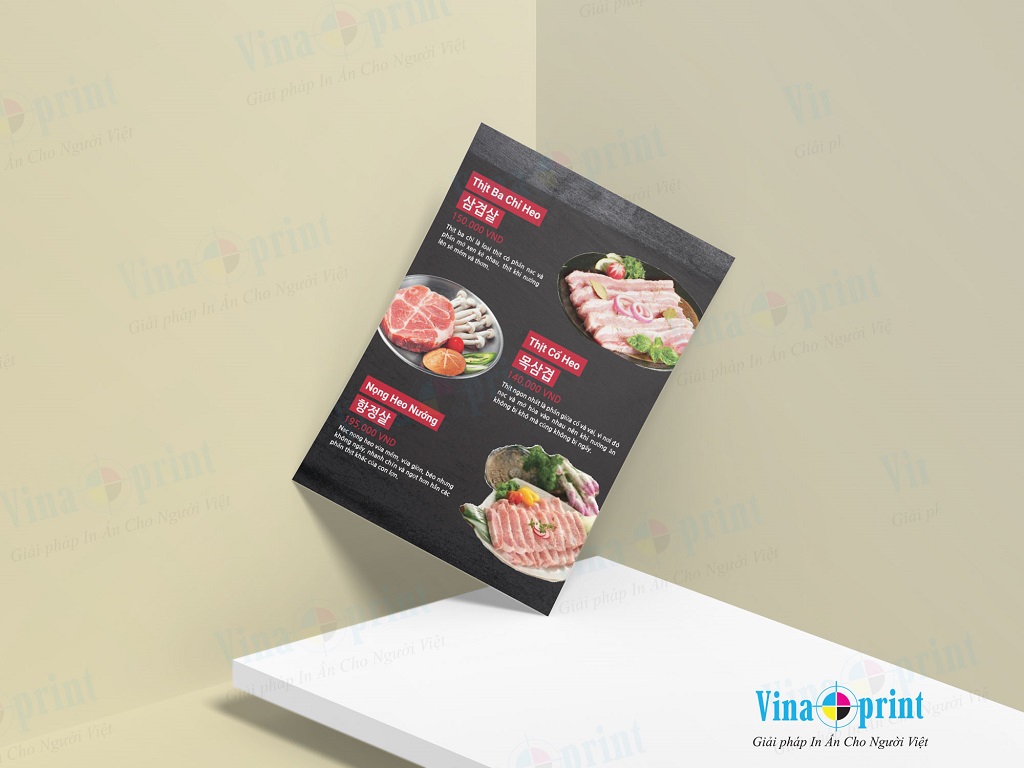 Mẫu tờ rơi quảng cáo nhà hàng đẹp