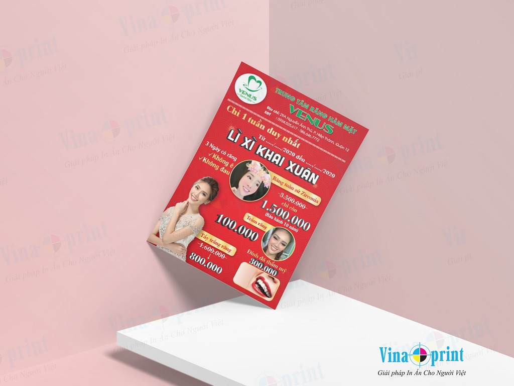 Mẫu tờ rơi quảng cáo nha khoa