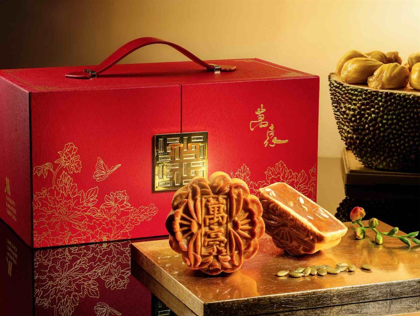 in hộp giấy đựng bánh trung thu