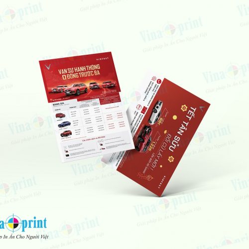 Mẫu tờ rơi xe ô tô Vinfast
