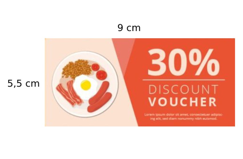 kích thước voucher