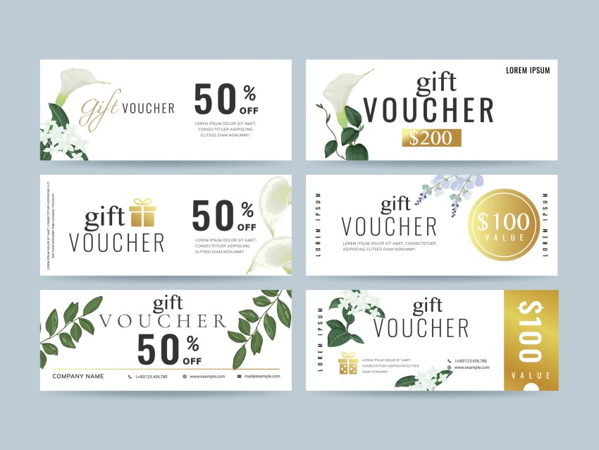 kích thước voucher