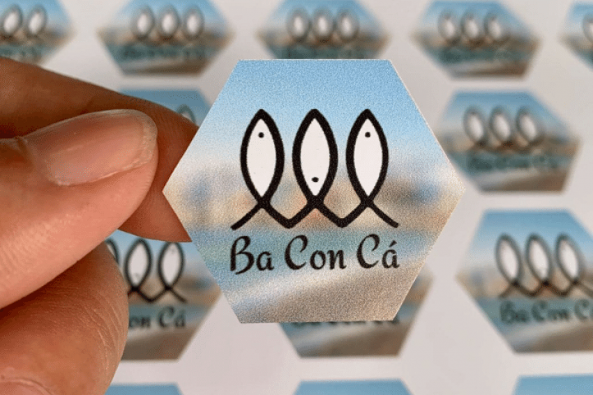 decal cán mờ