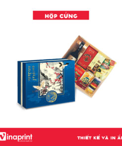 Mẫu hộp cứng set quà Rượu Bánh