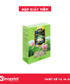 Mẫu hộp giấy mềm đựng trà