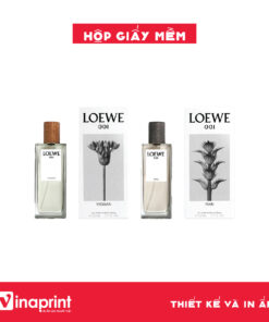 Mẫu hộp giấy mềm đựng nước hoa