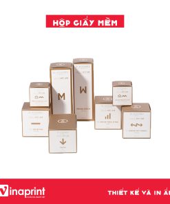 Mẫu hộp giấy mềm đựng mỹ phẩm