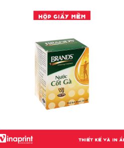 Mẫu hộp giấy mềm đựng Nước Cốt Gà