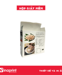 Mẫu hộp giấy mềm đựng Cồi Sò Điệp