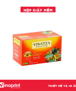 Mẫu hộp giấy mềm đựng trà