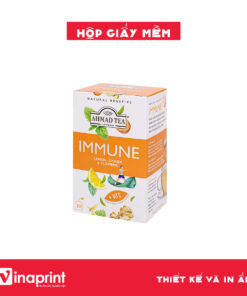 Mẫu hộp giấy mềm đựng trà