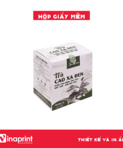 Mẫu hộp giấy mềm đựng trà